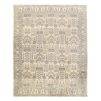 Oriental Area Rug in Gray