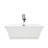 67'' x 31'' Freestanding Soaking Acrylic Bathtub-88388597