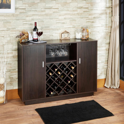 Wooden Storage Cabinet, Wine Cabinet, Accent Cabinet, Sideboard For Home, Accent Storage Cabinet For Indoor