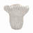 9.3x9x8.7" Sand and Cement Coral Planter with Textured Beige Finish