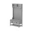 3-In-1 Hallway Hall Tree With 2 Storage Drawer And 4 Coat Rack