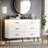 Roselynne 6 - Drawer Dresser with LED Light ,Chest of Dressers for Bedroom-1303194613