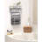 Grey Wall‑Mounted Vertical Wood Towel Rack, Above‑Toilet Rolled Towel Storage for Small Bathroom