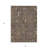 3' X 5' Brown Purple And Blue Floral Washable Indoor Outdoor Area Rug