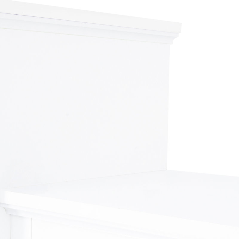 Meuble audio-vidéo minimaliste à la mode avec pont, console pour téléviseur de 70 po, porte multifonctionnelle en verre trempé et supports de rangement pour téléviseurs, porte de console et beaucoup de ressources