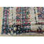 Tapis oriental moderne tissé à la main en viscose bleue 8 pi 2 po x 9 pi 11 po Modern