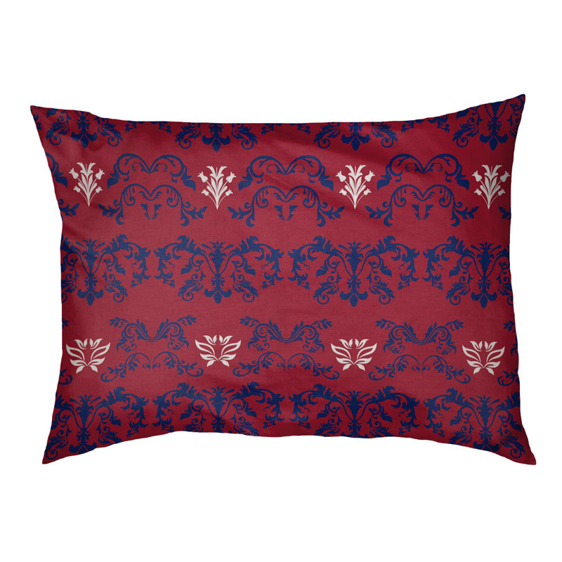 Lit pour chat Houston Houston, Taille petite - L 19,5 po x l 29,5 po, Red/Navy/White/Black Back