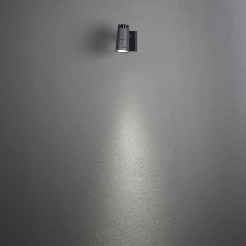 Anthracite Integrated LED Outdoor Wall Lantern