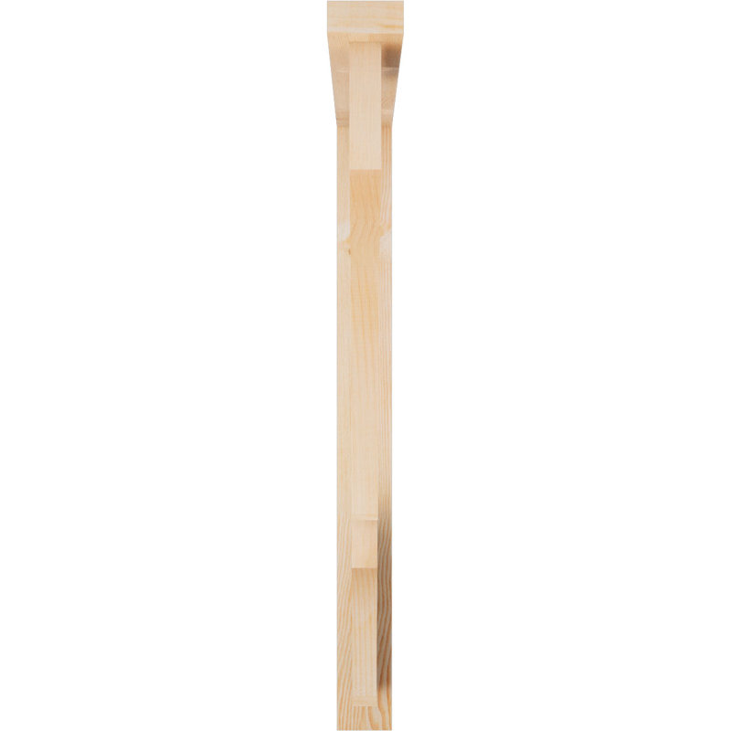 Support de bloc Balboa avec entretoise décalée, 40 x 40, Sapin Douglas de l 3 1/2 (lisse)