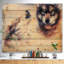 «Howling Wolf», peinture-35122340-35122345