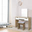 Evonne Dressing Table with Mirror-1557264323