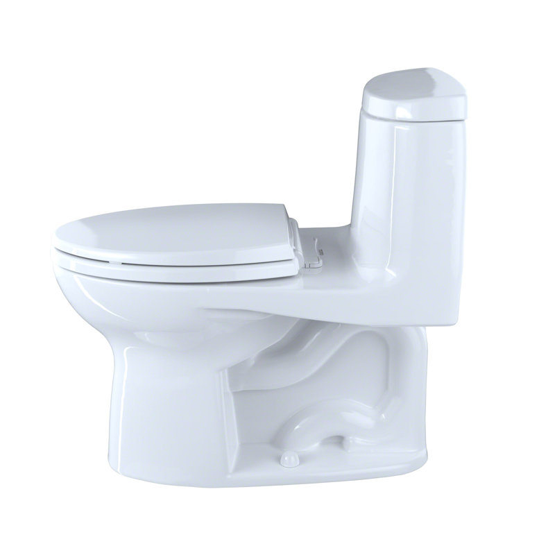 UltraMax® II 1.28 GPF (Water Efficient) Elongated One-Piece Toilet (Seat Included), Cotton, Left-Hand