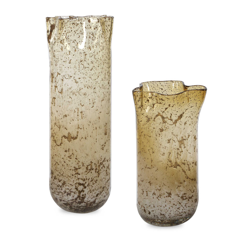 Uttermost Rhine Seeded Glass Vases