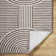Machine Washable Shaggy Boho Dark Brown Area Rug