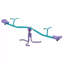 Plum 2 Seat Plastic Teeter Totter