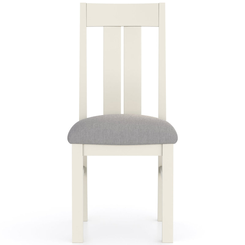 Devondra Polyester Blend Upholstered Side Chair in White