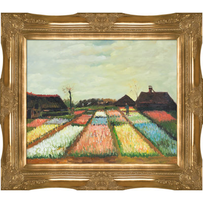 " Bulb Fields, 1883 " by Vincent Van Gogh Painting Print