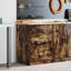 Solid Wood Single Storage Cabinet ( 85cm H x 60cm W x 51cm D)-389986521