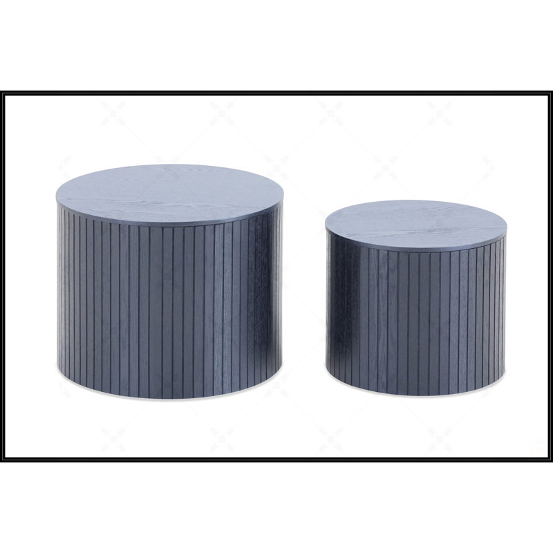 Ensemble de 2 tables gigognes