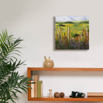  'How Green Is My Valley' by Allan Friedlander Canvas Wall Art, 12" x 12"