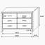 Commode 6 tiroirs Oak-445328824