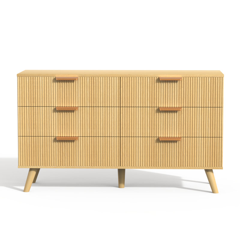 Hiromoto 47'' W 6 - Drawer Dresser