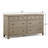 Danar 8-Drawer Transitional Dresser In Gray Oak