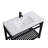 Raya 42 " W Freestanding Standard 1 Single Vanity Bathroom Vanity With Resin Top-1947924045