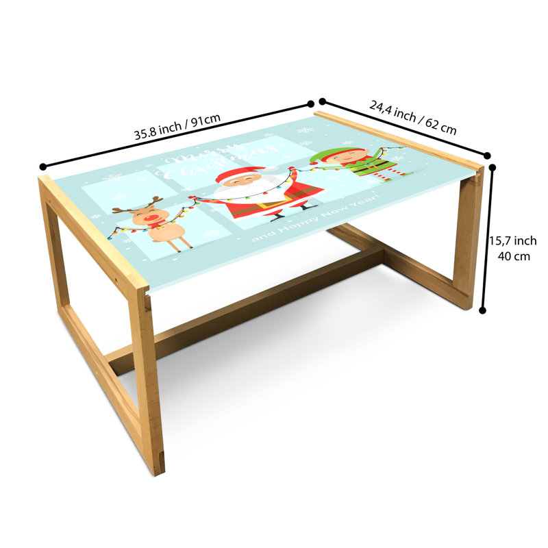 Kaley Sled Coffee Table, 90cm H x 62cm W x 40cm D