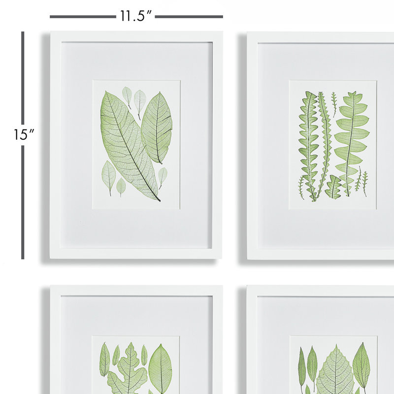 Ensemble de 4 impressions sur bois Lowery