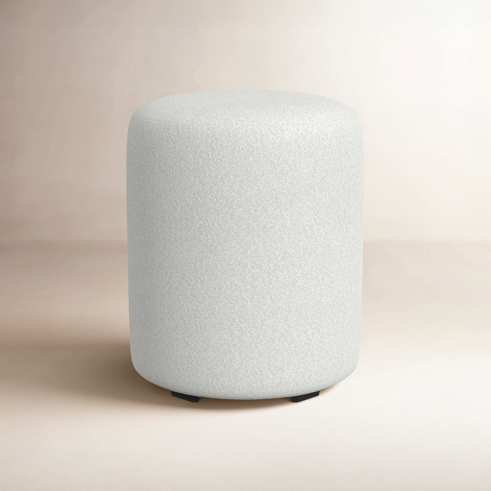 Birchbrook Upholstered Ottoman, Snow Performance Boucle
