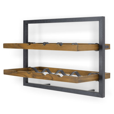 7 Bottle Floor Wine Bottle Rack in
