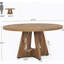Table de salle à manger ronde en bois de 47 pouces (seulement 1 pièce)-1769251044