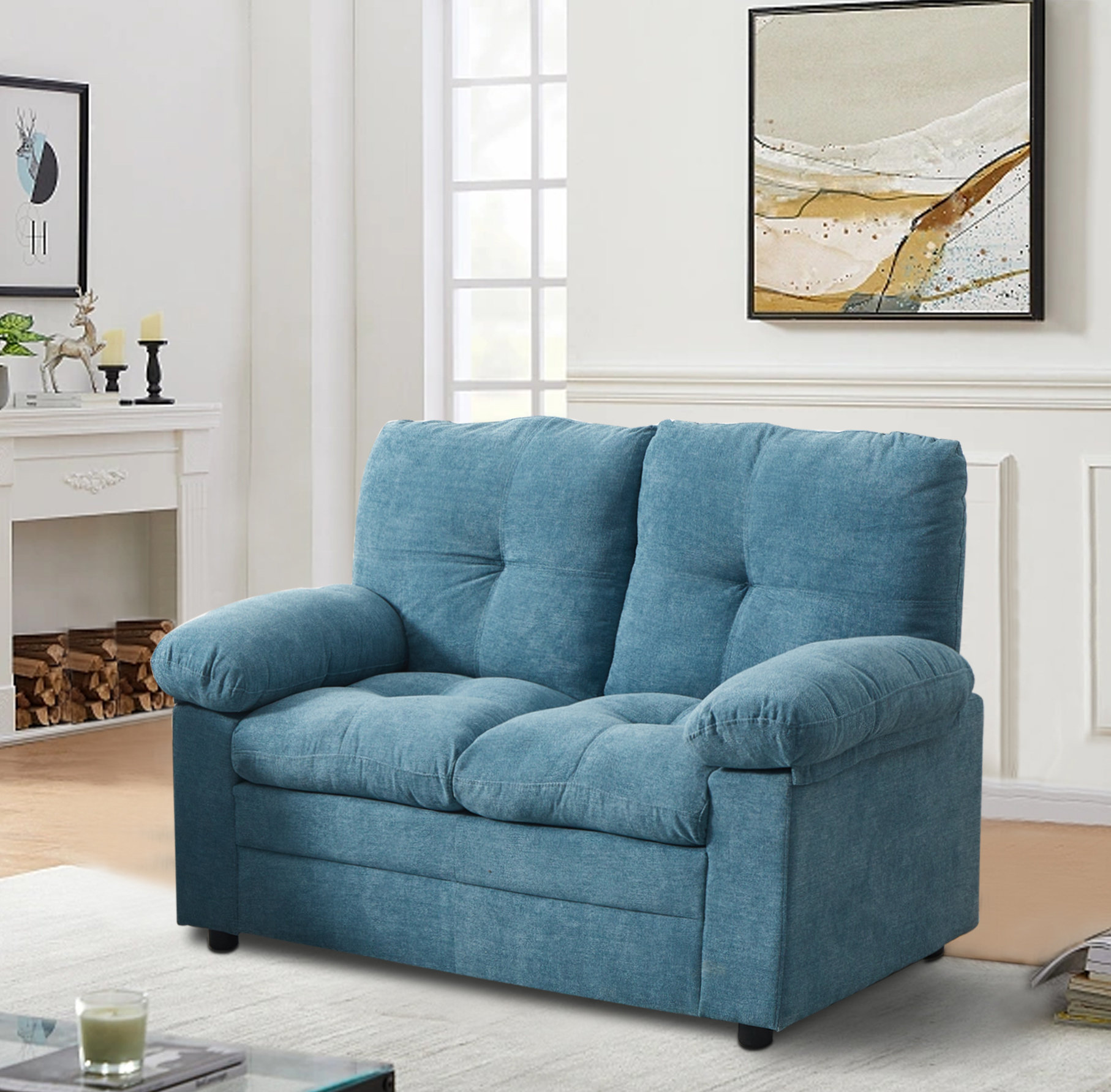 Perlman sleeper loveseat ebern designs upholstery discount