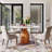 Ikerne Round Dining Table With Lazy Susan Turntable Eco-Friendly And Scratch-Resistant For Dining Room Kitchen 6-8-2101900371-2101900374