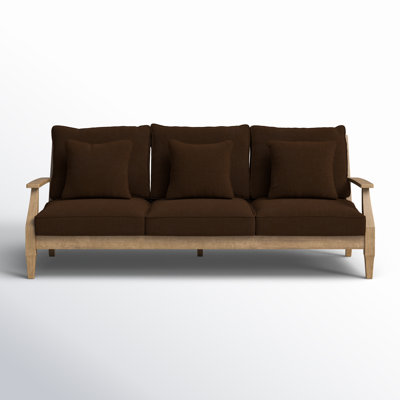 Samya 82" Eucalyptus Patio Sofa
