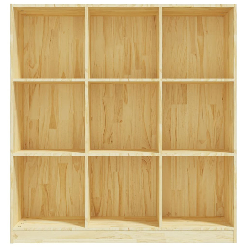 vidaXL Book Cabinet/Room Divider Storage Bookshelf Bookcase Solid Wood Pine, Brown