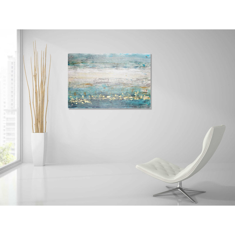 «Accent II» par Tim O'Toole, art mural en verre acrylique, H 24 po x l 36 po x P 0,2 po