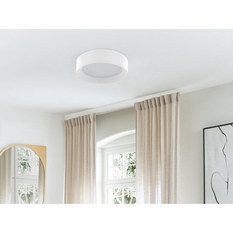 Canyonlands LED Flush Mount, 10cm H x 45cm W x 45cm D, White