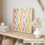 «Abstract Abstract Groovy 70s Pattern III Retro», reproduction d'art non encadrée-1997787357