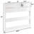 Yak About It Sliding Door Bedside Shelf - White