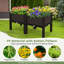 Ensemble de jardinière surélevée verticale pour jardin Terrie-1477023728