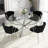 47in Round Glass Dining Set-2106270938-2106270939-2087754964