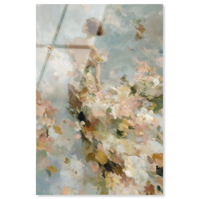 «Petal Gown», reproduction d'art acrylique sur toile par Art Remedy, prête à être accrochée, 20 x 30