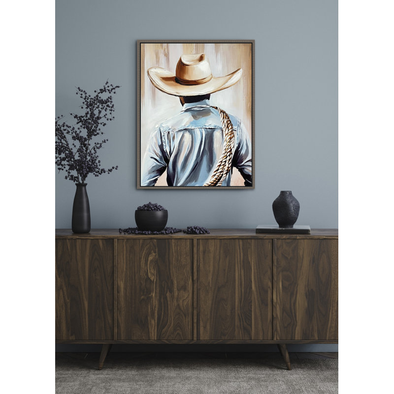 Western Resolve Canvas Wall Art