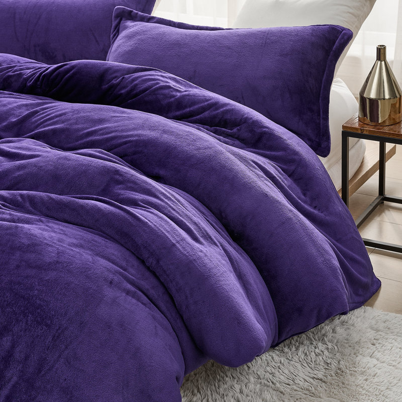 Thicker Than Thick - Coma Inducer Duvet Cover Set, California King Duvet Cover + 4 Pillow Shams, Purple