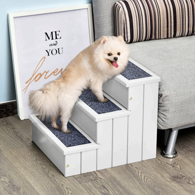 Rampe d'escalier pour animaux 3 pièces Pawhut