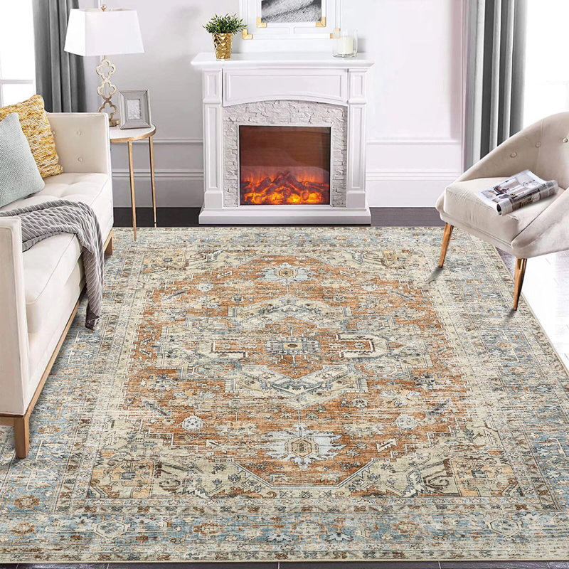 Tapis lavables pour le salon, Rectangle 9 pi x 12 pi