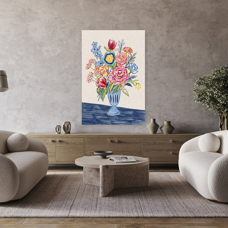 Art floral nature printanier, 48" H x 32" W