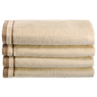 Ensemble de serviettes 4 pièces 100% coton